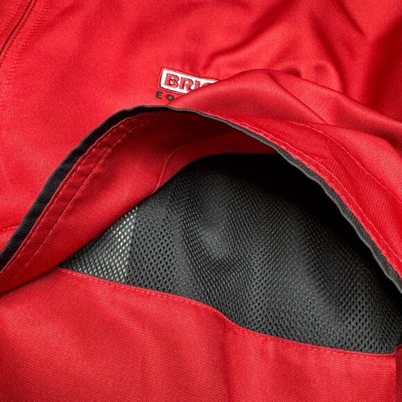 Briggs Equipment Jacket Cutter Buck Red Mens Size XL Full Zip Weathertec - Picture 6 of 15